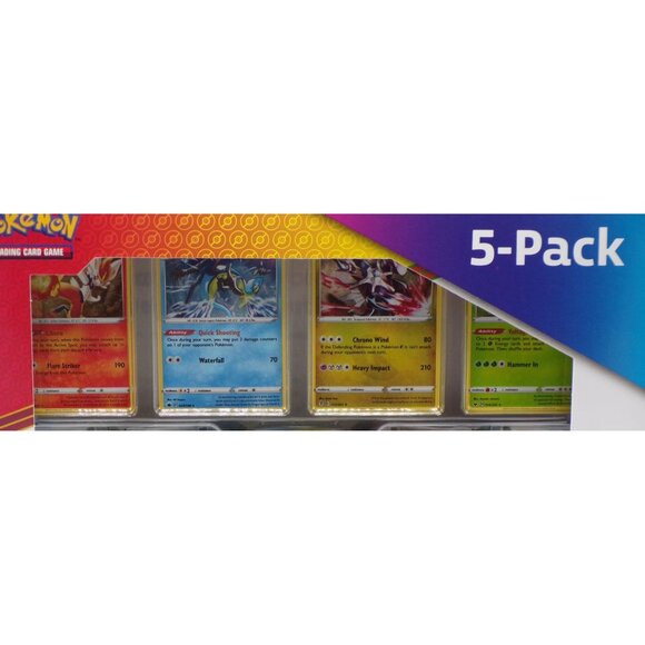 Pokémon TCG 5-Pack Galar Pals Mini Tin Set Evolving Skies & Brillant Stars! - Picture 2 of 5